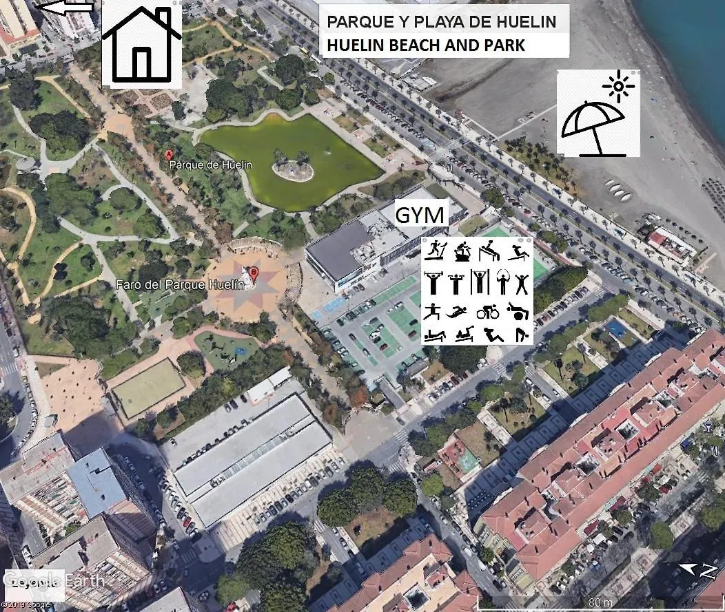 Studio In City Center Next To The Beach Malaga Apartment